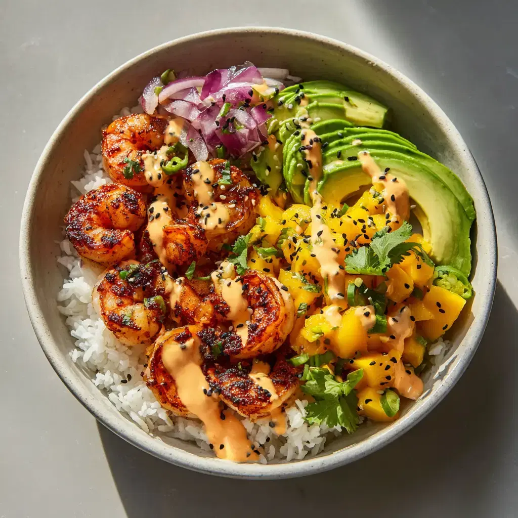 Ultimate Charred Shrimp and Avocado Bowl