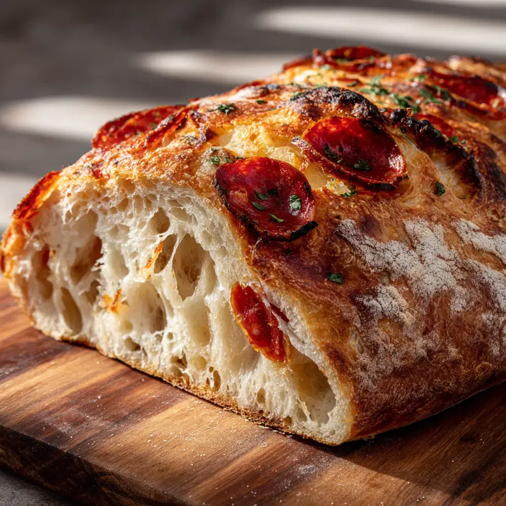 Pepperoni Pizza Sourdough Bread: A Delicious Artisan Blend